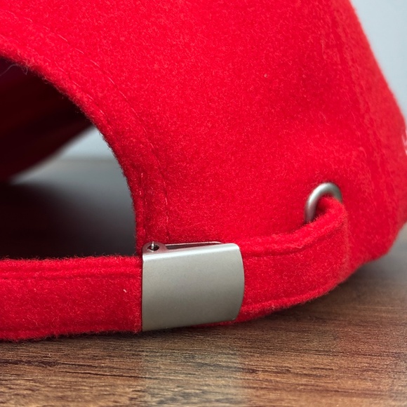 GRAND MARNIER Strapback MENS Baseball Cap Hat Felt Red Cognac Liqueur Emroidered - Picture 6 of 11